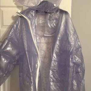 Transparent Hooded Raincoat Louis Vuitton